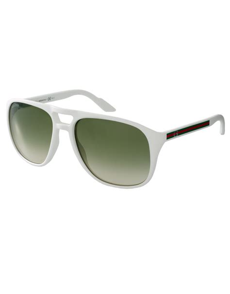 gucci sunglasses men white|white Gucci sunglasses men's.